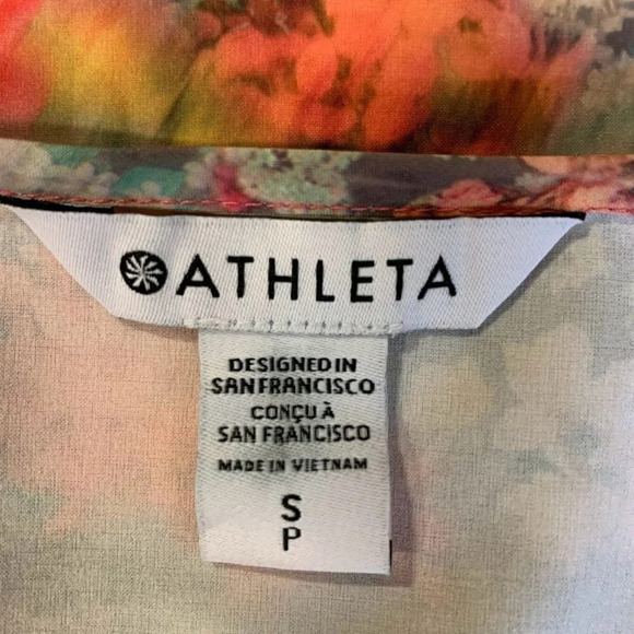 Athleta Women's Zephyr Refined Tank Renewed Bloom Spring Pink Size S - Picture 7 of 15